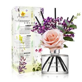 Cocodor 809558458132 Rose Reed Diffuser Set / 6.7oz Garden Lavender/scent With