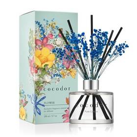 Cocodor Co. Ltd 8809558453182 Flower Reed Diffuser Set / 6.7oz Real Flower/6.7ounce/1pack Pure Cotton