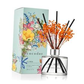 Cocodor Co. Ltd 8809873139099 Flower Reed Diffuser Real Flower/6.7ounce/1pack Dark Vanilla&sandalwood