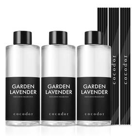 Pcodr200gler Cocodor Reed Diffuser Oil Refill/garden Lavender/6.7oz 200ml /3 Pack/aroma Th