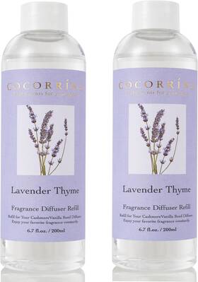 Cocorr Na 744759385154 Reed Diffuser Refill - Lavender Thyme 6.7 Oz / 2 Packs O