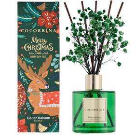 Cocorr Na 768924579582 Reed Diffuser - Cedar Balsam 6.7 Fl Oz With Sticks Bathroom Shelf De