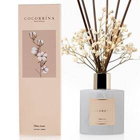 Cocorrina 642380709427 Cocorr Na Reed Diffuser Set 6.7 Oz Scented Flower/6.7 Ounce/1pack Clean Linen