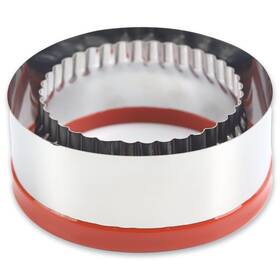 Cookieque 689323978861 2 Pcs Large Round And Fluted Cookie Set - 4 Inch 5 Biscuit Cutters Meta