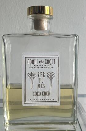 Coqui 691040835600 Per Fu Mes Coco Reed Diffuser 375ml Used 40% Full No Reeds