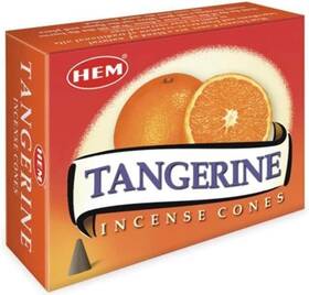 8541862643 Corporation Tangerine - Case Of 12 Boxes 10 Cones Each Incense From India