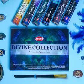 Corporation Pvt Ltd 445033359344 Divine Collection Premium Incense Sticks Variety Pack - Organic Non-toxic Divi