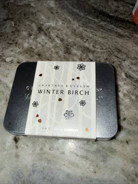 Crabtree & Evelyn 044936163972 New And Winter Birch Scented Tea-light Candles X6