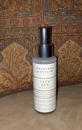 Crabtree & Evelyn 044936362306 And Inch City Zen Linen Fabric Room Mist Home Fragrance 3.3 Fl Oz