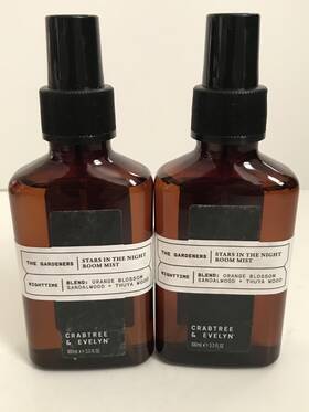 Crabtree & Evelyn 044936366113 Gardeners Stars In The Night Room Mist 3.3 Oz. X2 Discontinued