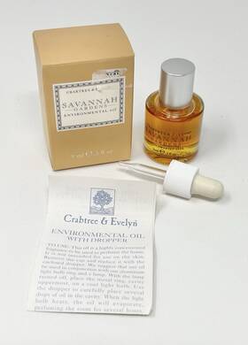 Crabtree & Evelyn 044936815321 And Savannah Gardens Environmental Oil Dropper 0.3oz New As Is