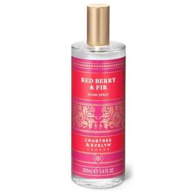 38929 Crabtree & Evelyn And Rare Red Berry Fir Holiday Room Spray 100ml New
