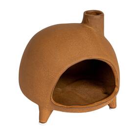 Creative Co-op 191009675525 Decorative Stoneware Incense Chimney Terra-cotta