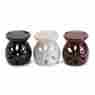 D1292 Gifts Decor Ceramic Mini Oil Warmer Trio Tealight Candle Holder Set 849179001483