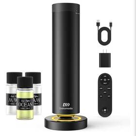 Dakomoda 744110779493 Waterless Scent Diffuser Kit Max 2000 Sqft Coverage Essential Oils Lights Timer