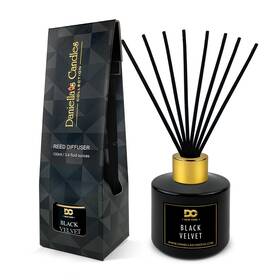 Rd100177p Daniellas Candles Black Velvet Luxury Reed Diffuser Set Long Lasting