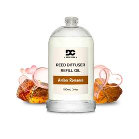 Rdo116 Daniellas Candles Amber Romance Reed Diffuser Refill Oil - New