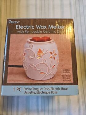 Darice 889092090775 Electric Wax Melter With Removable Ceramic Dish. New In Box