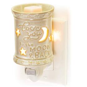 Z602 Dawhud Direct Wall Plugin Wax Warmer For Scented Ceramic Love You To The Moon And Back