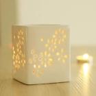 De019 Debon Ceramic Hollowing Floral Aroma Lamp Oil Diffuser 708311149424