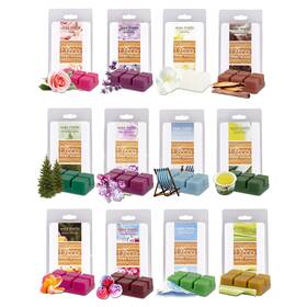 Deco 656103036400 Spring Summer Scented Wax Melts Variety Set-12 Assorted 6pc Cube Sets Electric