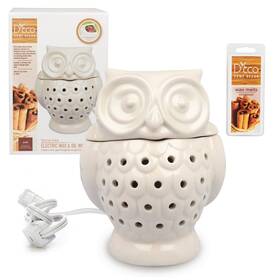 Dco-wwo-982 Deco Dfteco Owl Fragrance Wax Melt Warmer - Electric Scented Tart Oil And Candle War