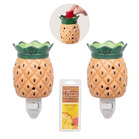 Ves4003 Deco Plug-in Fragrance Wax Melt Warmers 2 Pk - Electric Scented Tart Oil And Candle W