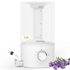 Jms-100063 Diamure Humidifiers For Bedroom 3.5l Ultrasonic Cool Mist Essential Oil Diffuser