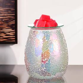 Azas0001 Dicimi Glass Wax Melt Heater Candle Mosaic Electric Fuel Burner - Incense W