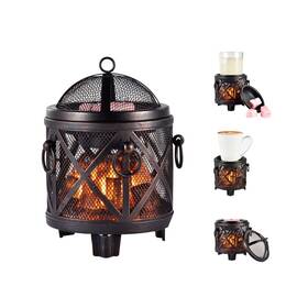 Wuji001 Dicimi Wax Melt Warmer 4-in-1 Electric Melter Oil Burner Fireplace Warmers F