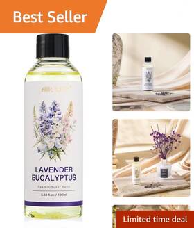 Diffuser Oil Refill 764725807336 Lavender Eucalyptus Scented For Reed - 3.38oz