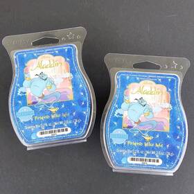 54974 Disney Lot Of 2 Scentsy Wax Bar Melts Aladdin Friend Like Me 3.2 Fl Oz New