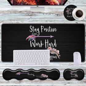 1-a005 Dsrgrgfdj Keyboard Wrist Rest Mouse Pad Desk Set Memory Foam Ergonomic Easy T