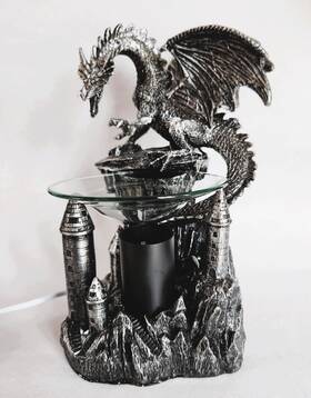 Hd31769 Dwk Dragon Wax Tart Or Oil Warmer Melter With Adjustable Heating Bulb Works Euc