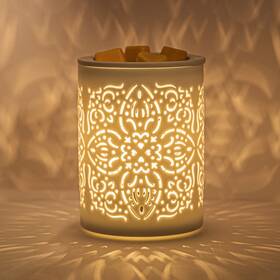 Earnest Living 710155820717 Ceramic Electric Wax Melt Warmer For Scented Cubes Tart Candle