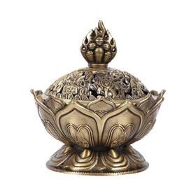 Eboxer 792117180613 2 Colors Incense Holder Elegant Decoration For Home Bronze