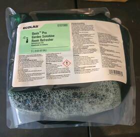 6101982 Ecolab 2 Bags L Each Oasis Pro Garden Sunshine Room Refresher