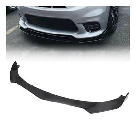Et-226 Ecotric Black Universal Front Bumper Lip Chin Spoiler Abs Compatible With