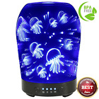 El0705 Mc Coosa Glass Jellyfish Pattern Aromatherapy Essential Oil Diffuser 6905931478727