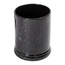 Elanze Designs 633303848934 Black Marble Ceramic Stoneware Electric Jar Candle Warmer