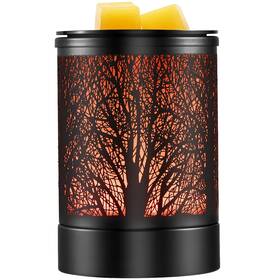B07tgbx8rw Enaroma Fragrance Wax Melts Warmer 7-color Led Light Classic Black Forest Design