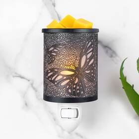 Equsupro 658848791804 Metal Wax Melts Warmer Plug In Wall Pluggable Fragrance Butterfly