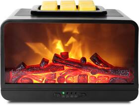 Ff362ca Equsupro Wax Melt Warmer Electric Burner - Flame Fireplace Candle