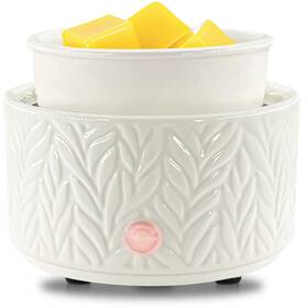 Wmleaf003aus Equsupro Wax Melt Warmer For Scented Melts 3-in-1 Ceramic Candle Burner