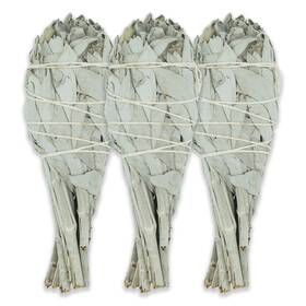 Espoir & Amour 760122739980 White Sage Torch 4 Inch - 3 Spiritual Sticks For Smudging Healing And Ritua