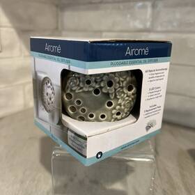 Essential 833245035786 New Airome Pluggable Oil Diffuser Ceramic Pebble Flower
