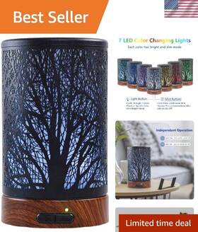 Essential Oil Diffuser 663250588263 150ml Ultrasonic Metal Design For Home And Office Use