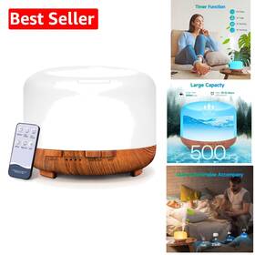 Essential Oil Diffuser 664248619198 500ml With Remote Control - Compact Relaxation Solution