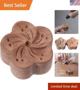 Essential Oil Diffuser 792483769658 Woodiness Elegant Flower Shape In Beech For Serenity