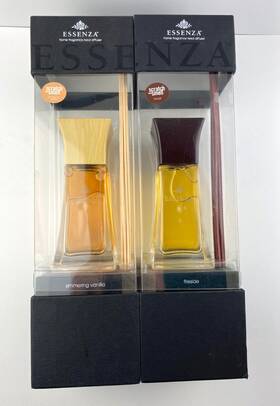 Essenza 034644324499 Reed Diffuser - Simmering Vanilla And Fireside 6.25 Oz 2 Pack New